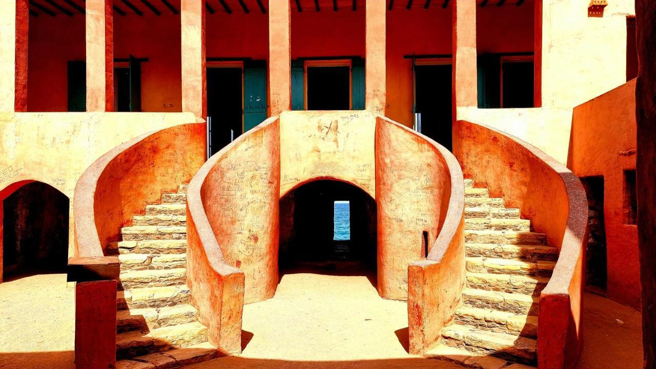 مبيت وإفطار Gorée Chez Coumbis المظهر الخارجي الصورة